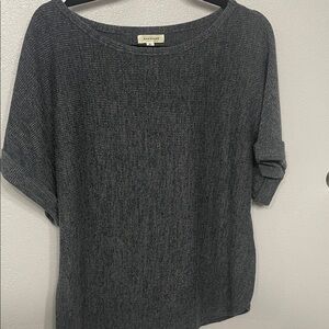 Max Studio Dark Gray Knit Top